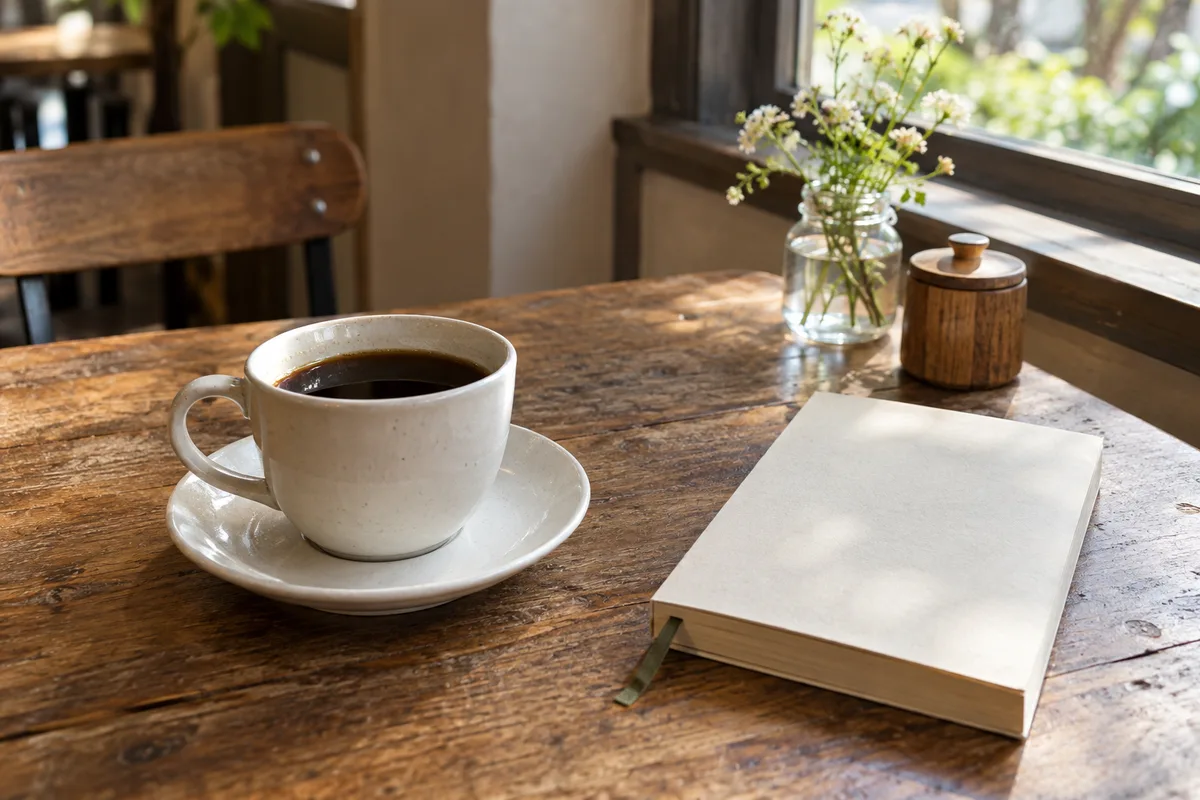 本を一冊、喫茶店へ。こんな休日が好きです。